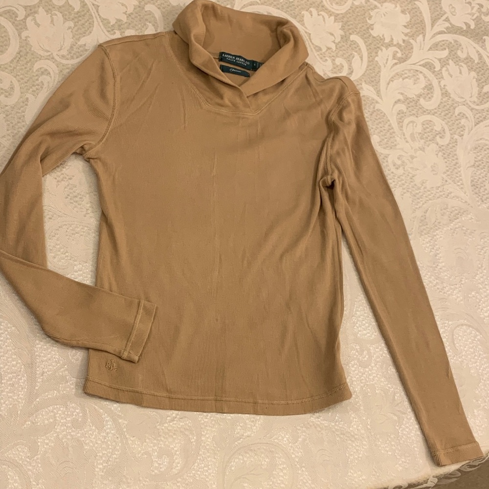 Ralph Lauren Camel Turtleneck Sweater